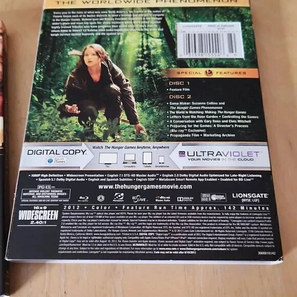 The Hunger Games blu ray dvds - Picture 5 of 8